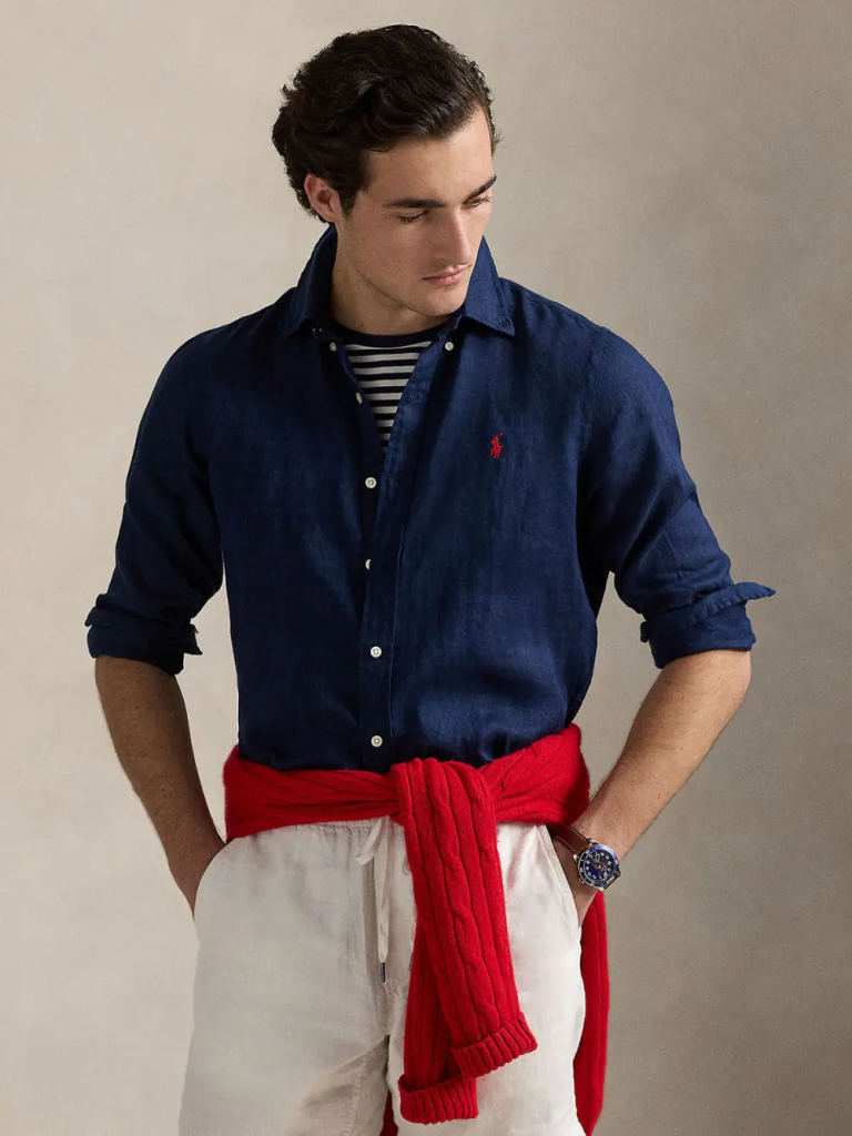 Grandpa Core: Xu hướng phối đồ ấm áp với áo Polo Ralph Lauren cho quý ông mùa đông này