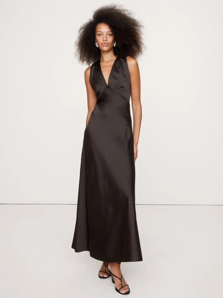BANANA REPUBLIC Đầm Nữ Sl Vneck Cross