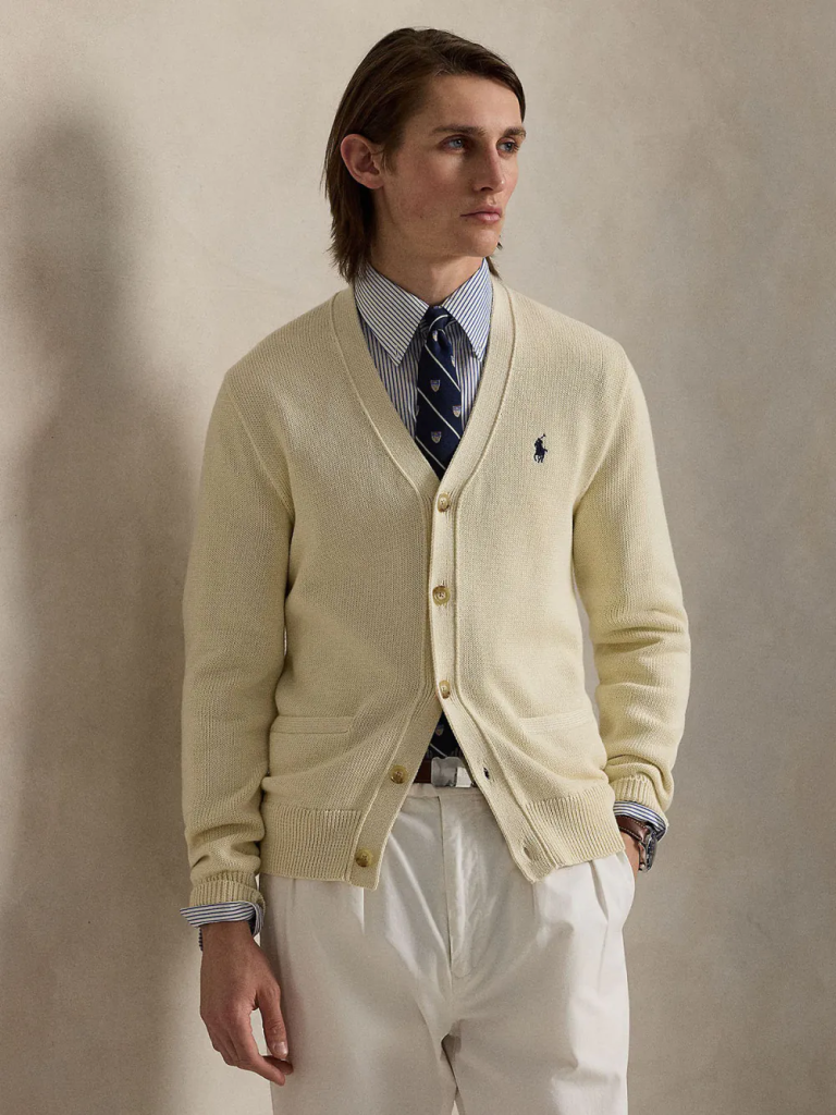Grandpa Core: Xu hướng phối đồ ấm áp với áo Polo Ralph Lauren cho quý ông mùa đông này