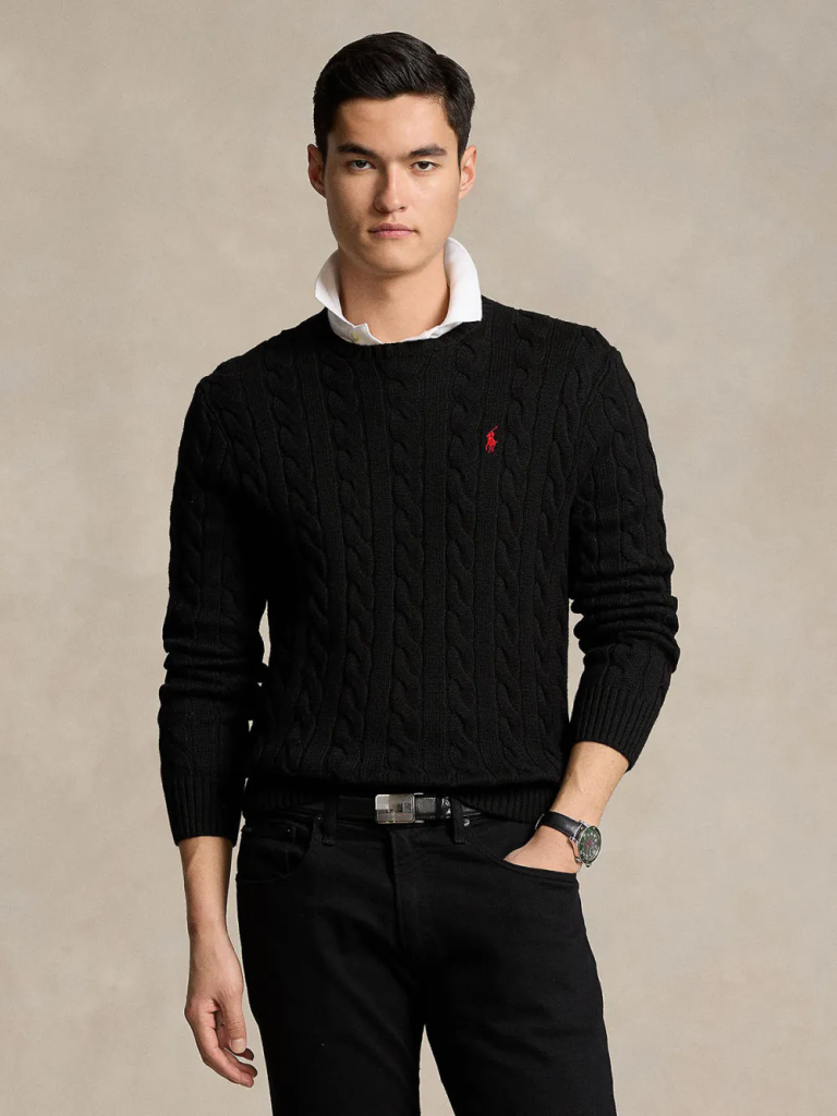 Grandpa Core: Xu hướng phối đồ ấm áp với áo Polo Ralph Lauren cho quý ông mùa đông này