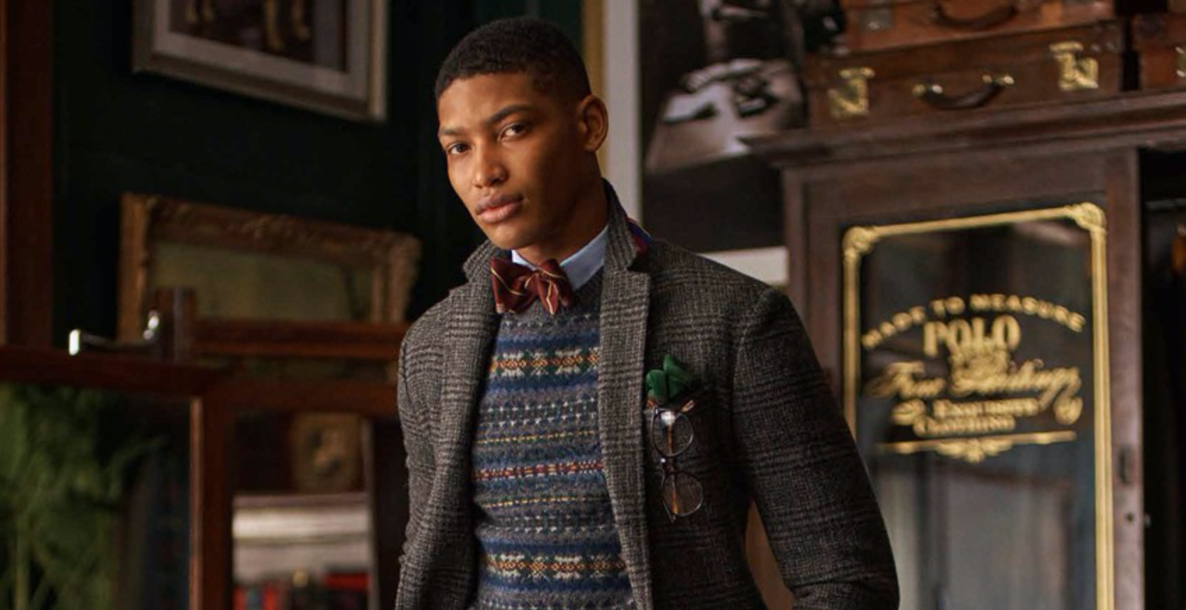 Grandpa Core: Xu hướng phối đồ ấm áp với áo Polo Ralph Lauren cho quý ông mùa đông này