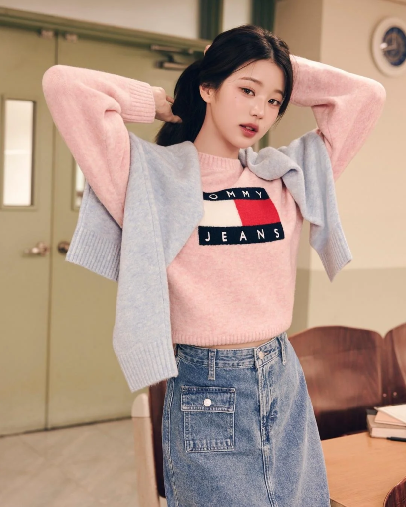 Wonyoung (IVE) gợi ý loạt bản phối mùa đông Tommy Hilfiger bừng khí chất "nàng thơ thế hệ mới"