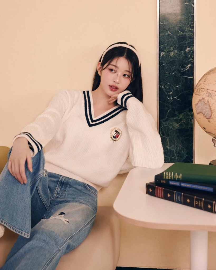 Wonyoung (IVE) gợi ý loạt bản phối mùa đông Tommy Hilfiger bừng khí chất "nàng thơ thế hệ mới"