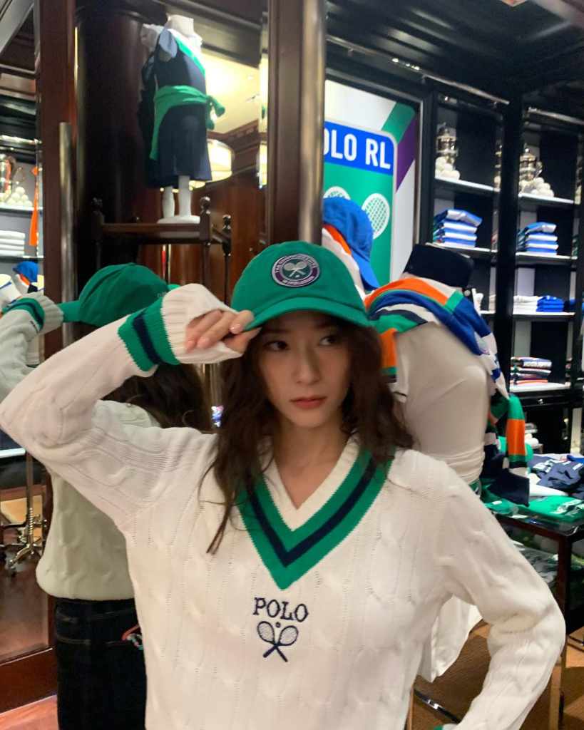 Krystal x Polo Ralph Lauren. Ảnh: @vousmevoyez