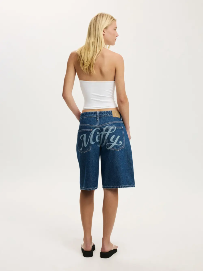 COTTON:ON Quần Jeans Ngắn Nữ-Baggy Denim Short