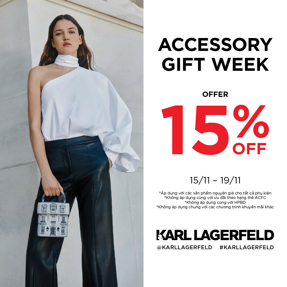 Karl Lagerfeld Giảm 15%
