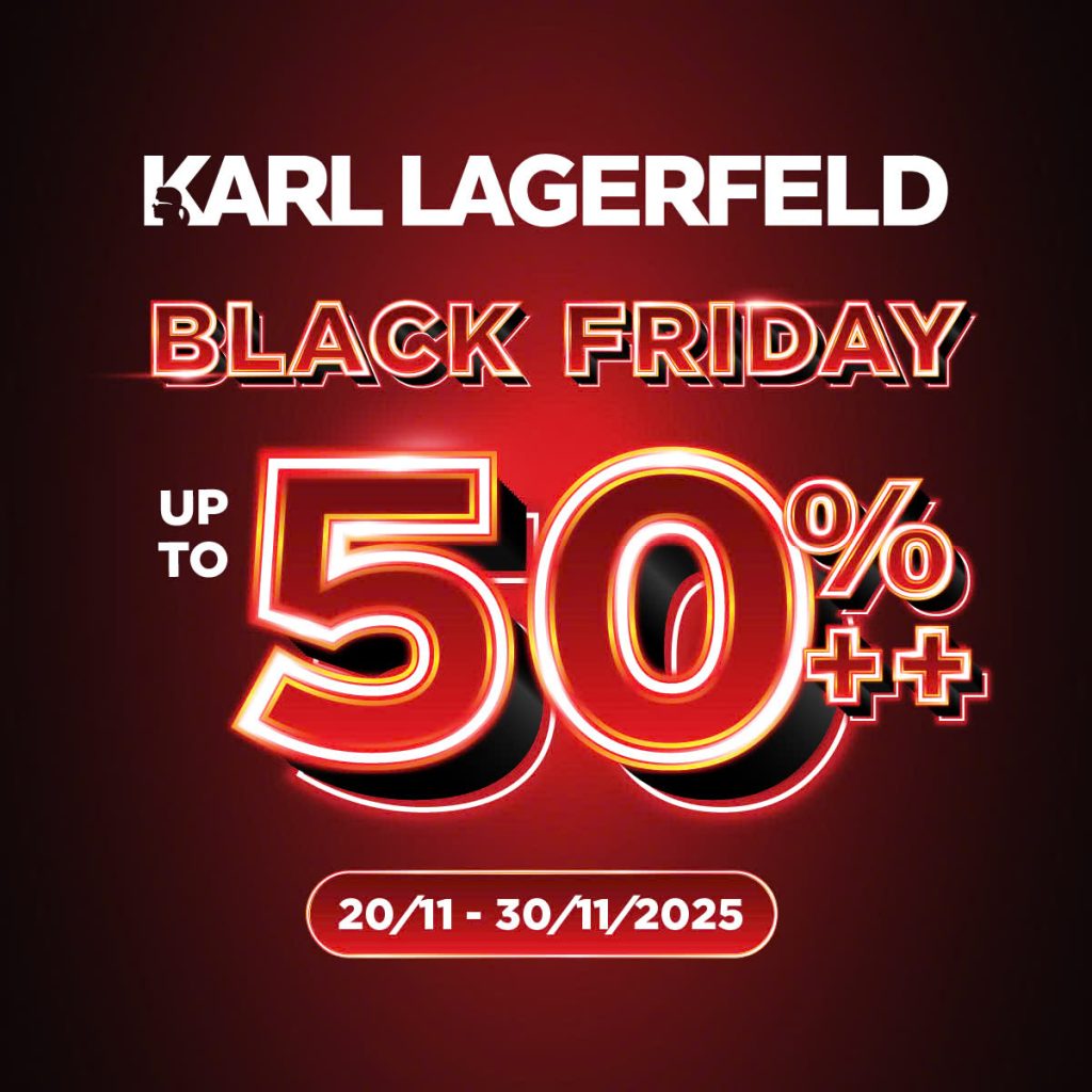 KARL LAGERFELD BÙNG NỔ ƯU ĐÃI BLACK FRIDAY, GIẢM LÊN ĐẾN 50%++