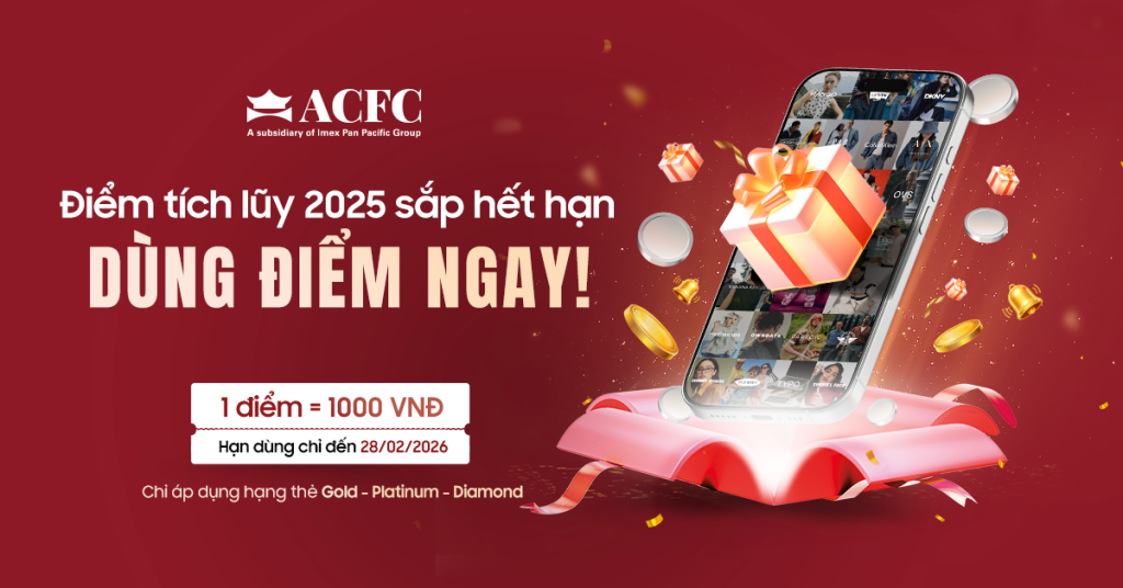 Khách hàng hạng thẻ Gold, Platinum, Diamond thuộc chương trình Khách hàng thân thiết ACFC