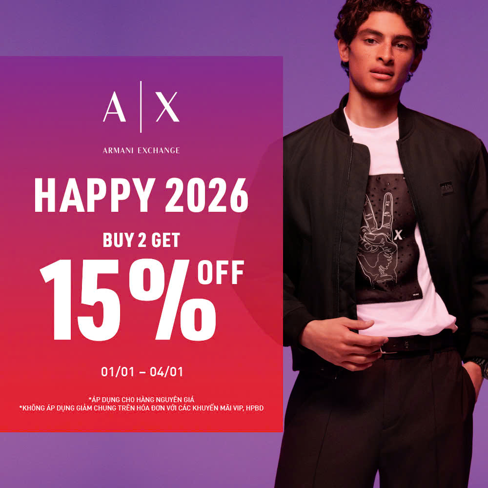 ARMANI EXCHANGE HAPPY 2026
