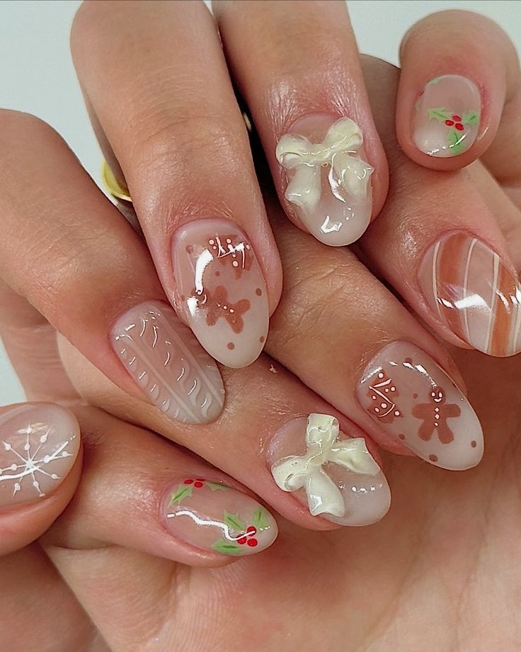 Tổng thể mẫu nails này trông nhẹ nhàng, mang vẻ hiện đại và thanh lịch. Ảnh: internet.