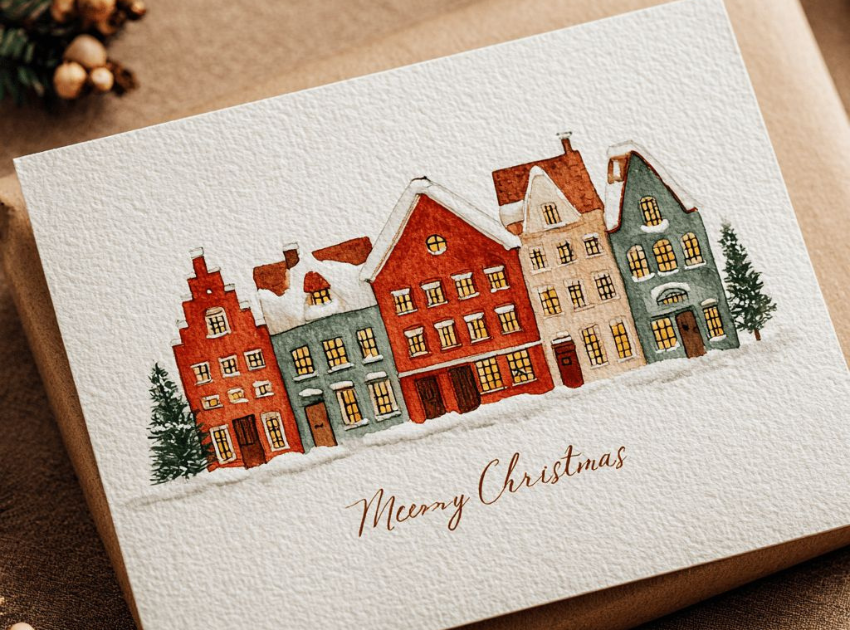 Typo và các mẫu thiệp Noel độc đáo