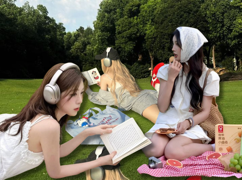 Các kiểu pose dáng trên bãi cỏ cực trendy đáng để học hỏi