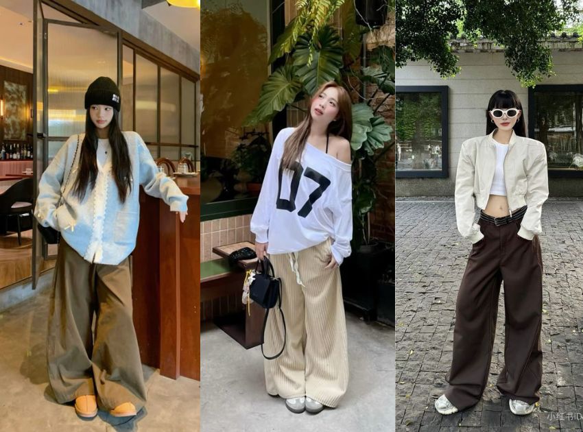 Những mẫu quần dài ống rộng bạn nên có trong tủ đồ