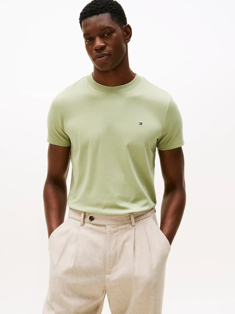 TOMMY HILFIGER Áo Thun Nam Tay Ngắn Luxury Interlock Tee