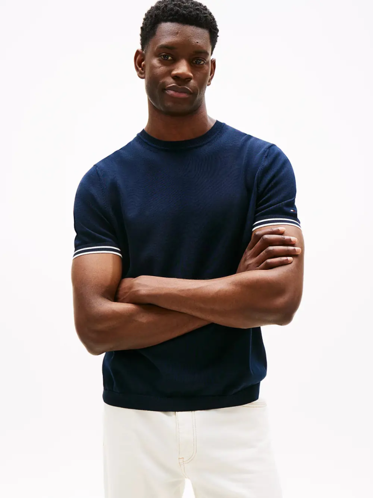 TOMMY HILFIGER Áo Thun Nam Tay Ngắn DC Tipping Stripe T-Shirt