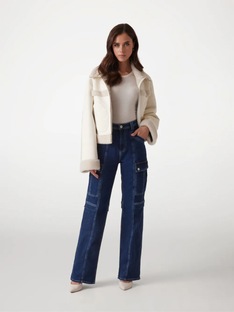 GUESS WOMAN Quần Jean Nữ 80S Cargo