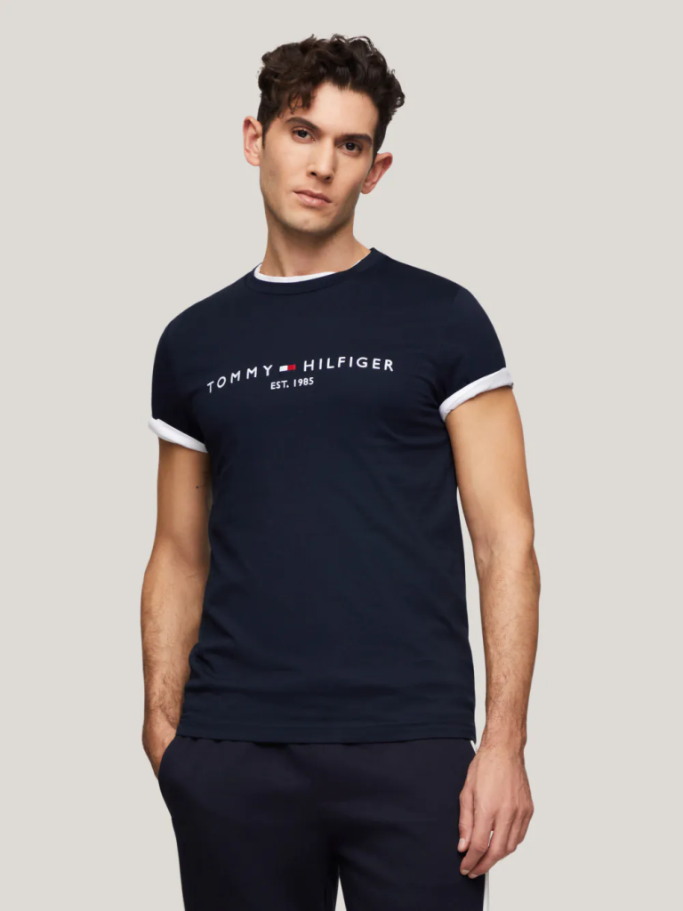 TOMMY HILFIGER Áo Thun Nam Tay Ngắn IM Core Tommy Logo Tee