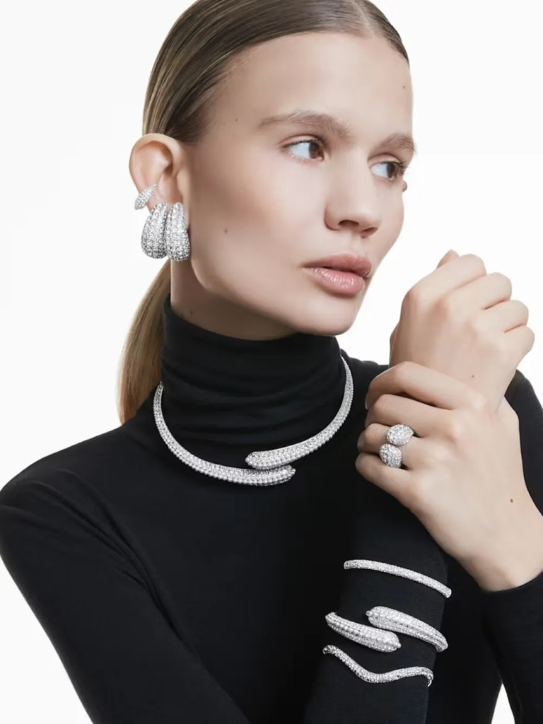 SWAROVSKI Vòng Tay - Sublima:Cuff Single Cry/Rhs M