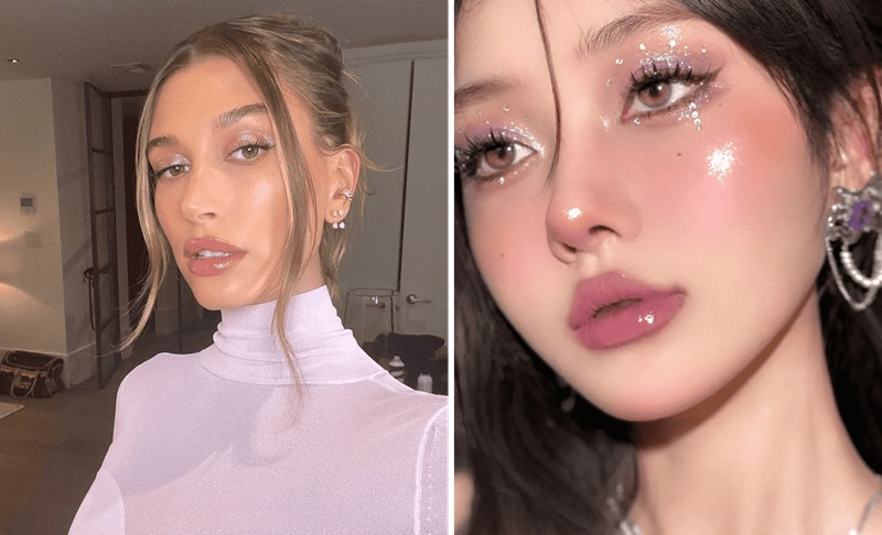 Makeup và outfit màu tím hồng blueberry "sang mà không sến" chuẩn xu hướng cho những bữa tiệc cuối năm