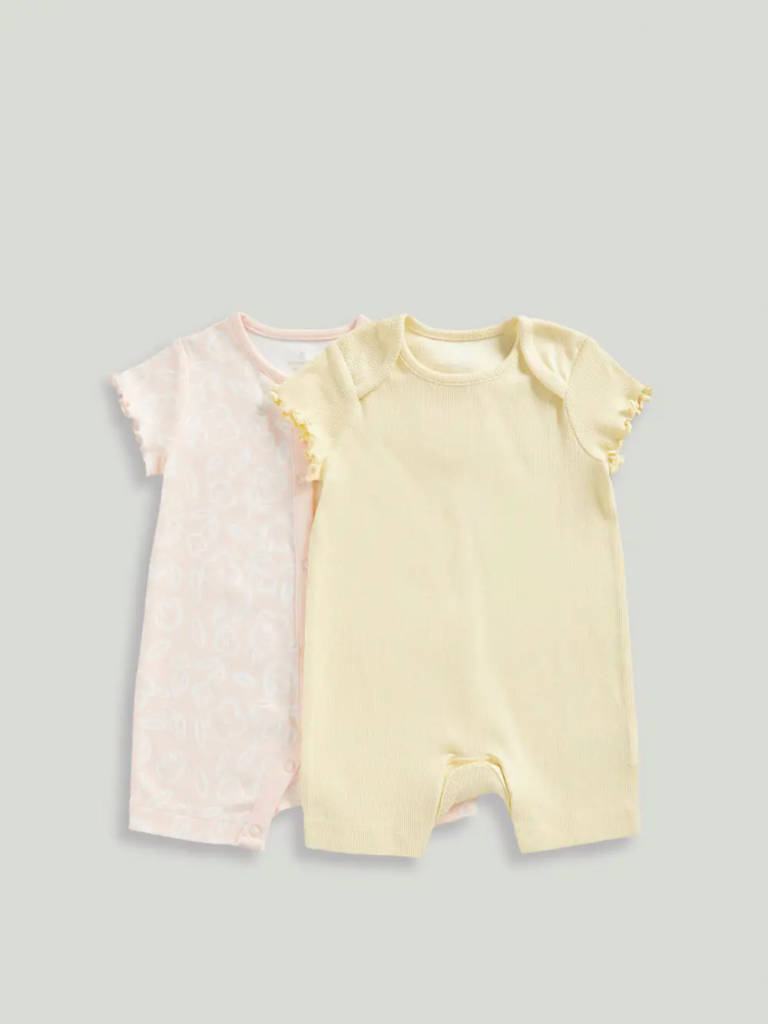 mothercare Bộ 2 áo liền quần bé gái