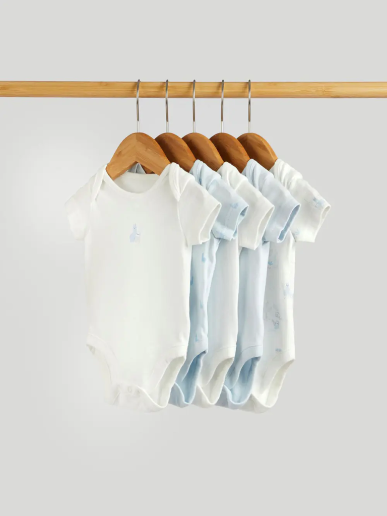 mothercare Bộ 5 áo liền quần bé trai