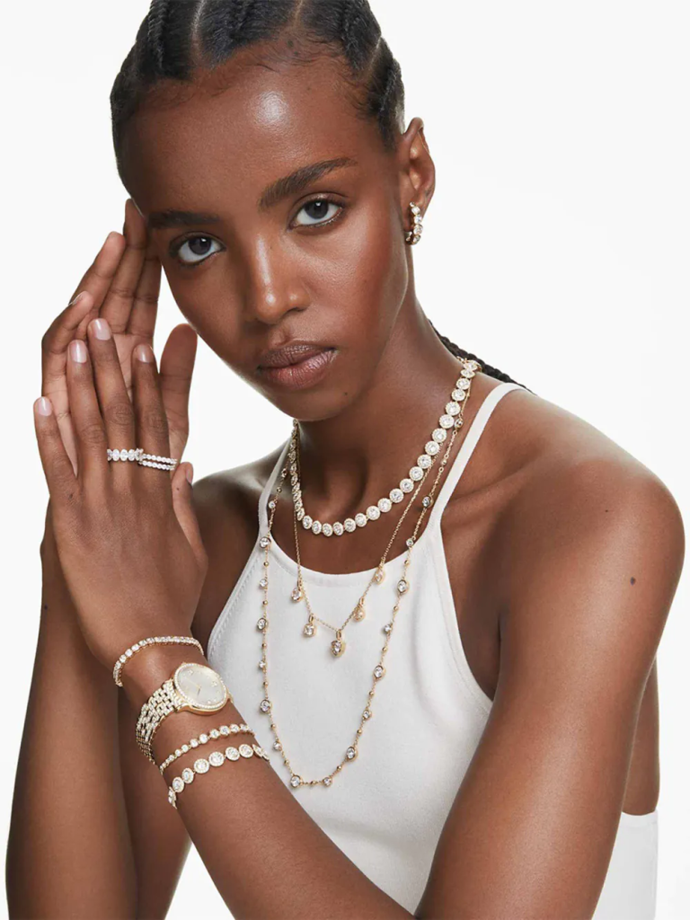 SWAROVSKI Vòng Cổ Una:Allard Rnd Angelic Cry/Gos