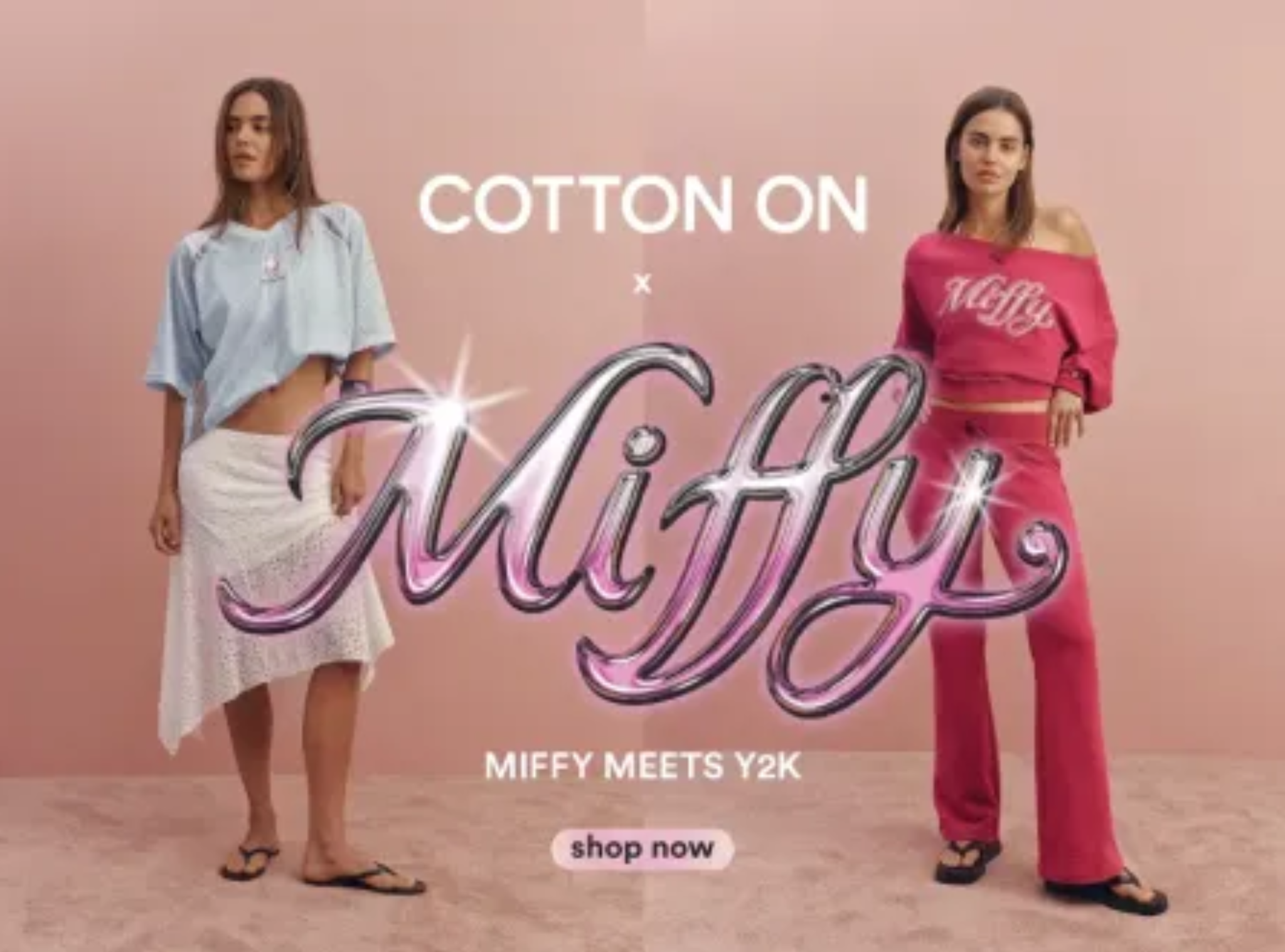 Cơn sốt Y2K được làm mới đáng yêu qua BST Miffy X Cotton On