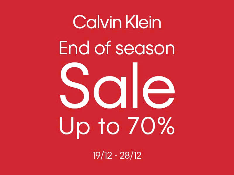 CALVIN KLEIN ƯU ĐÃI CUỐI MÙA LÊN ĐẾN 70%