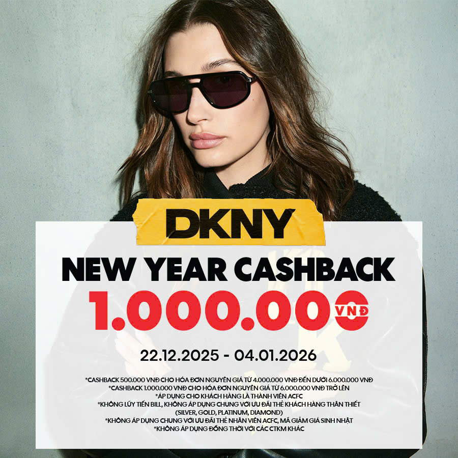 DKNY NEW YEAR CASHBACK