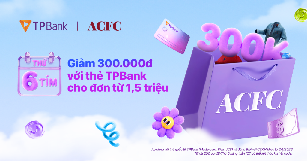 ACFC x TPBANK: THỨ 6 MÀU TÍM