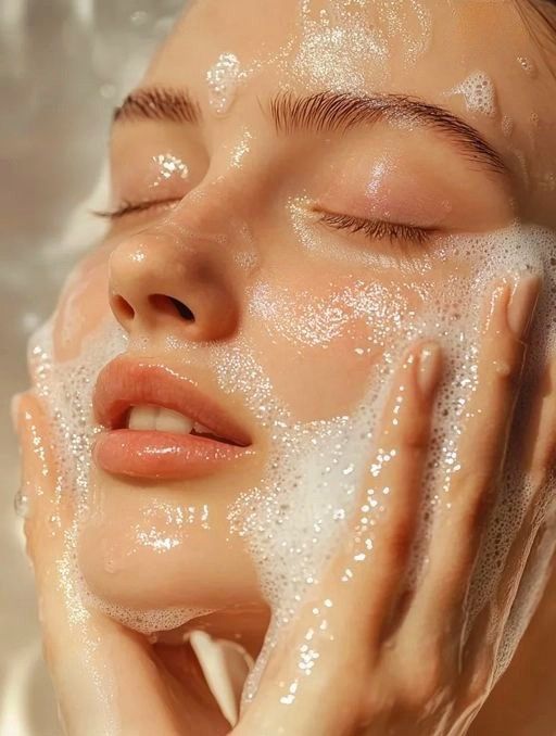 Bạn nên ưu tiên các dòng sữa rửa mặt dạng gel hoặc sữa có độ pH chuẩn (khoảng 5.5). Ảnh: internet.