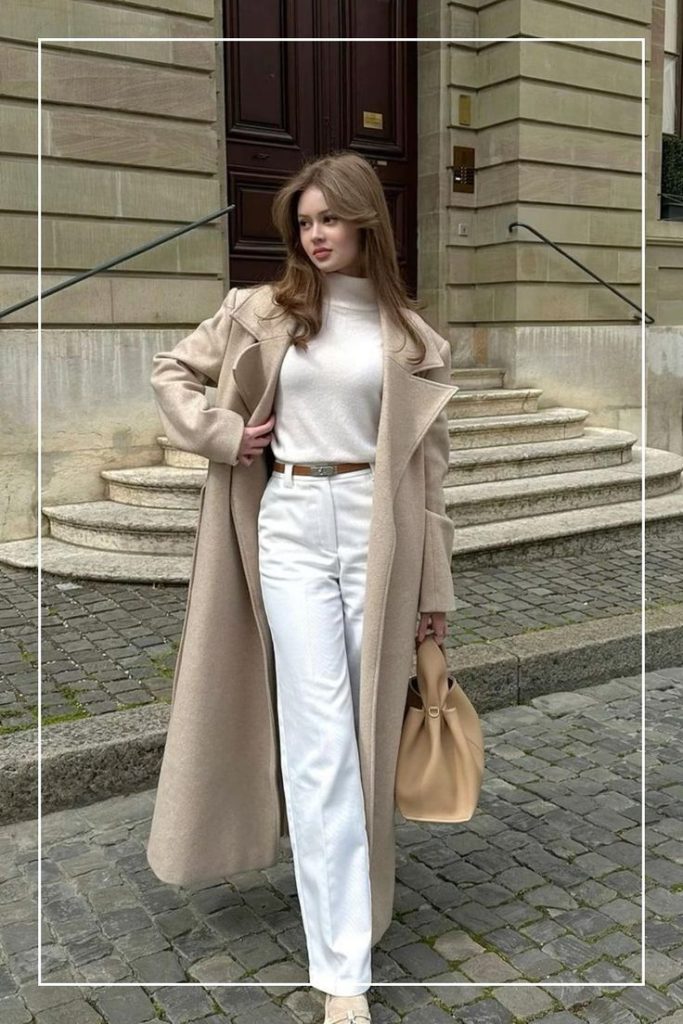 Phong cách Quiet Luxury đã trở nên đa dạng và giàu cảm xúc hơn nhờ sự góp mặt của tông đất và pastel. Ảnh: internet.