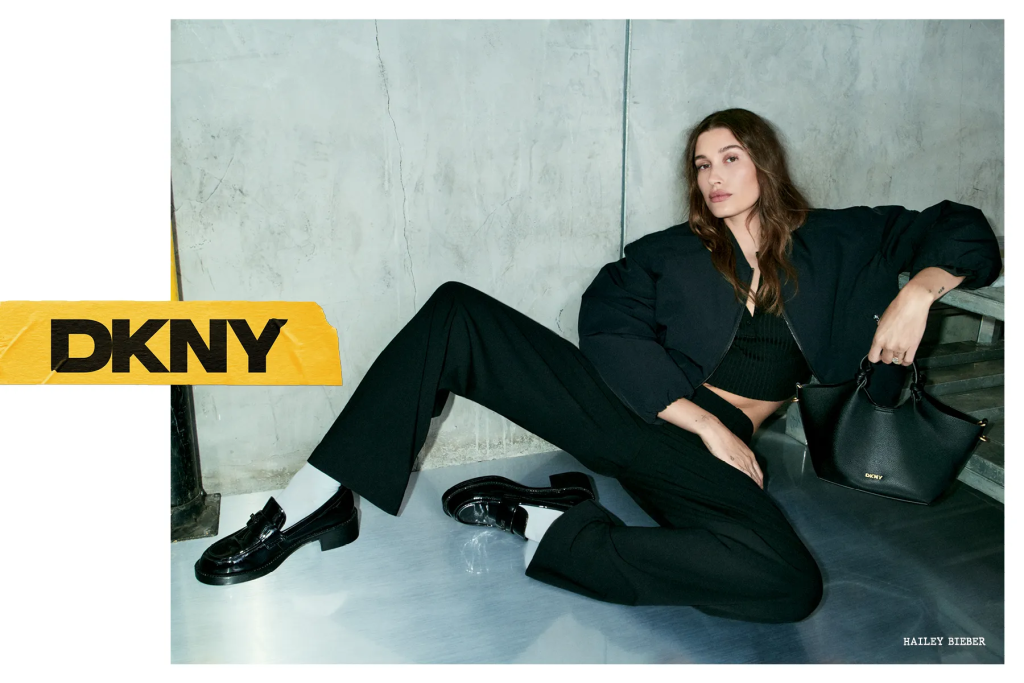 Hailey Bieber là Global Brand Ambassador của DKNY. Ảnh: DKNY.