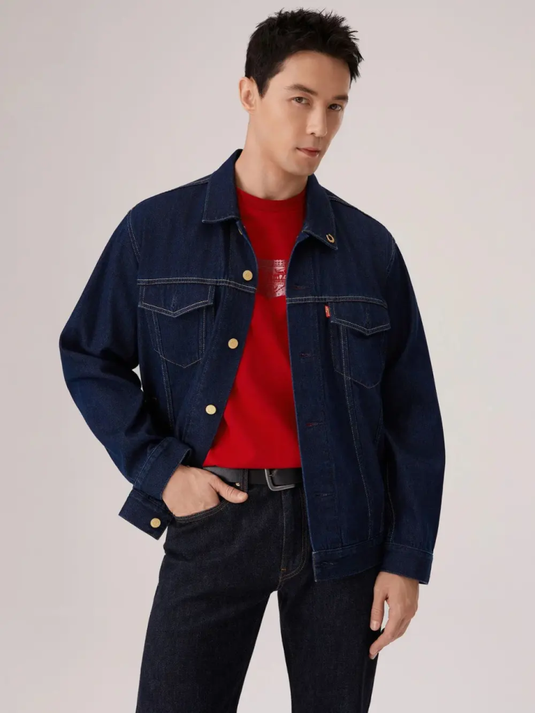 LEVI'S Áo Khoác Jeans Nam