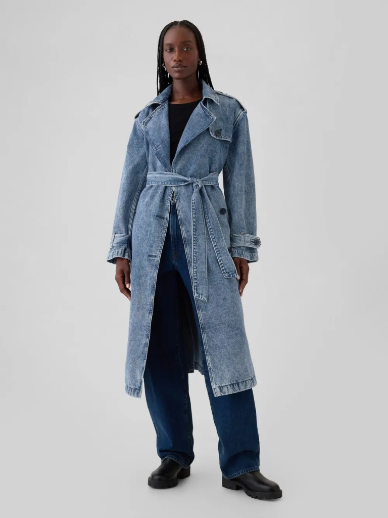 GAP Áo Khoác Jeans Nữ - Denim