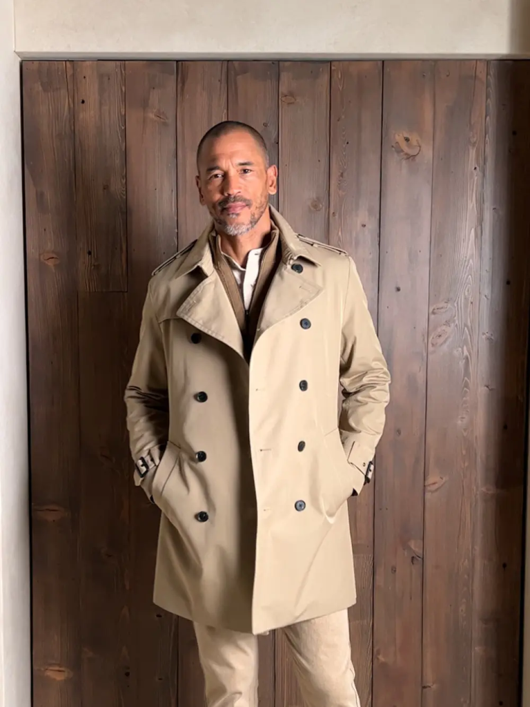 BANANA REPUBLIC Áo Khoác Dài Nam V Trench Coat
