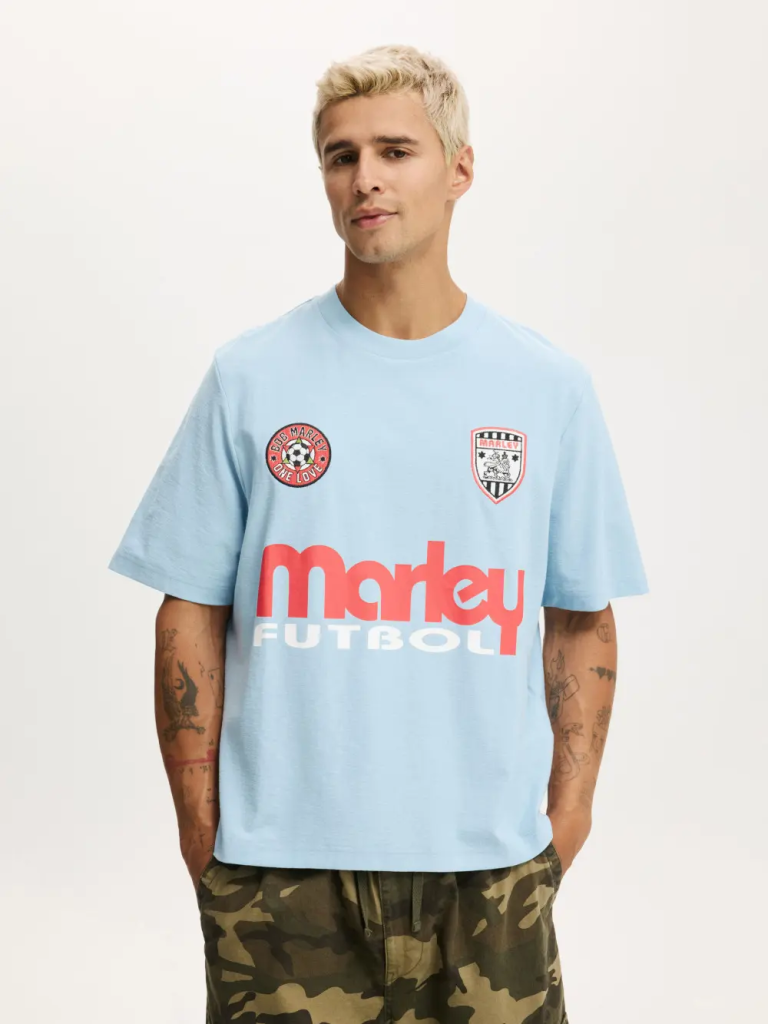 COTTON ON Áo Thun Có Họa Tiết Nam - Cropped Fit Music T-Shirt