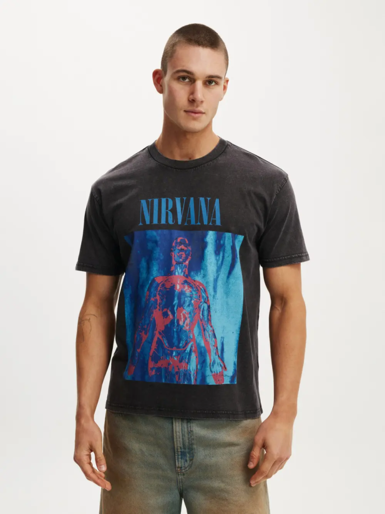 COTTON ON Áo Thun Có Họa Tiết Nam - Premium Loose Fit Music T-Shirt