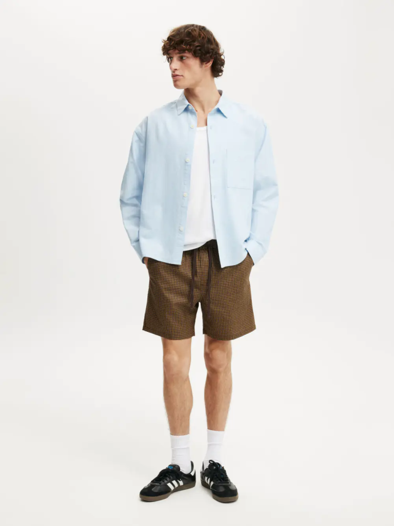 COTTON ON Quần Vải Ngắn Nam-Easy Short