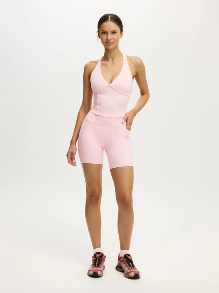 COTTON ON BODY Quần Thun Ngắn Nữ - Ultra Soft Side Pocket Bike Short