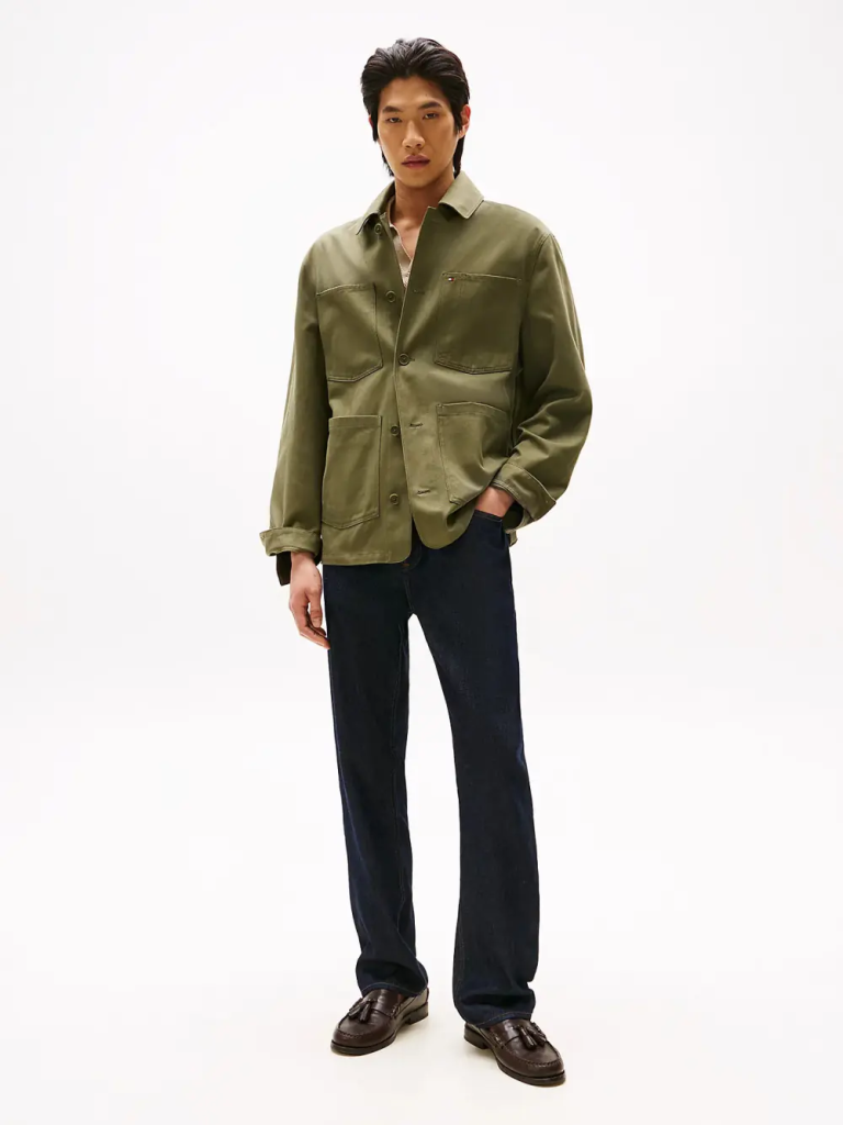 TOMMY HILFIGER Quần Jeans Nam Mercer Lyocell Rgd Denim Rinse