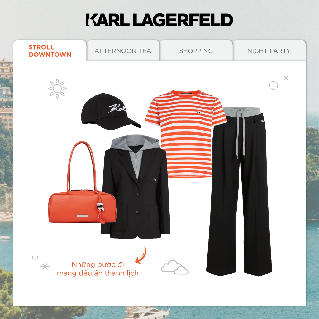 Gợi ý phối đồ du xuân cho quý cô từ bộ sưu tập Karl Lagerfeld Resort 2026