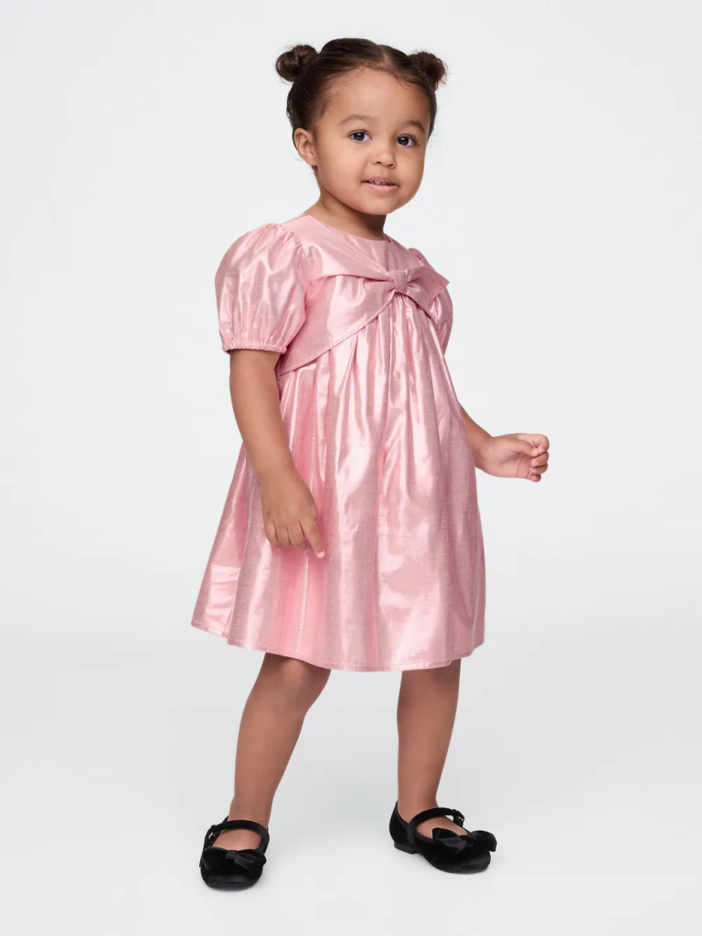 GAP Đầm Vải Em Bé Gái Toddler