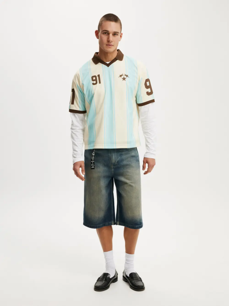 COTTON ON Áo Thun Kiểu Thể Thao - Cropped Sports Jersey