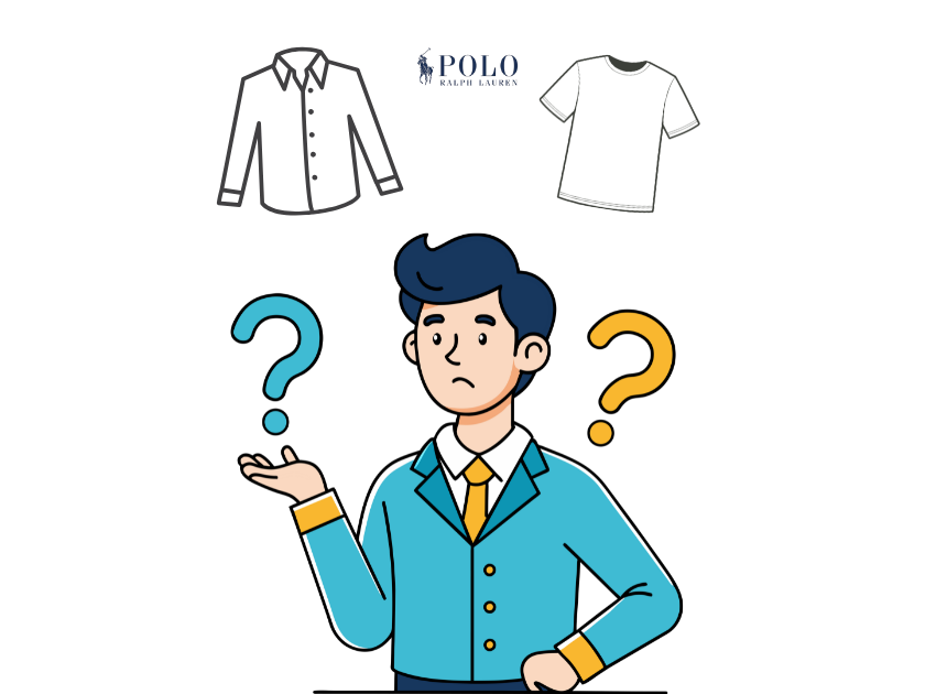 Những câu hỏi thường gặp khi chọn size áo nam Polo Ralph Lauren. Ảnh: ACFC.