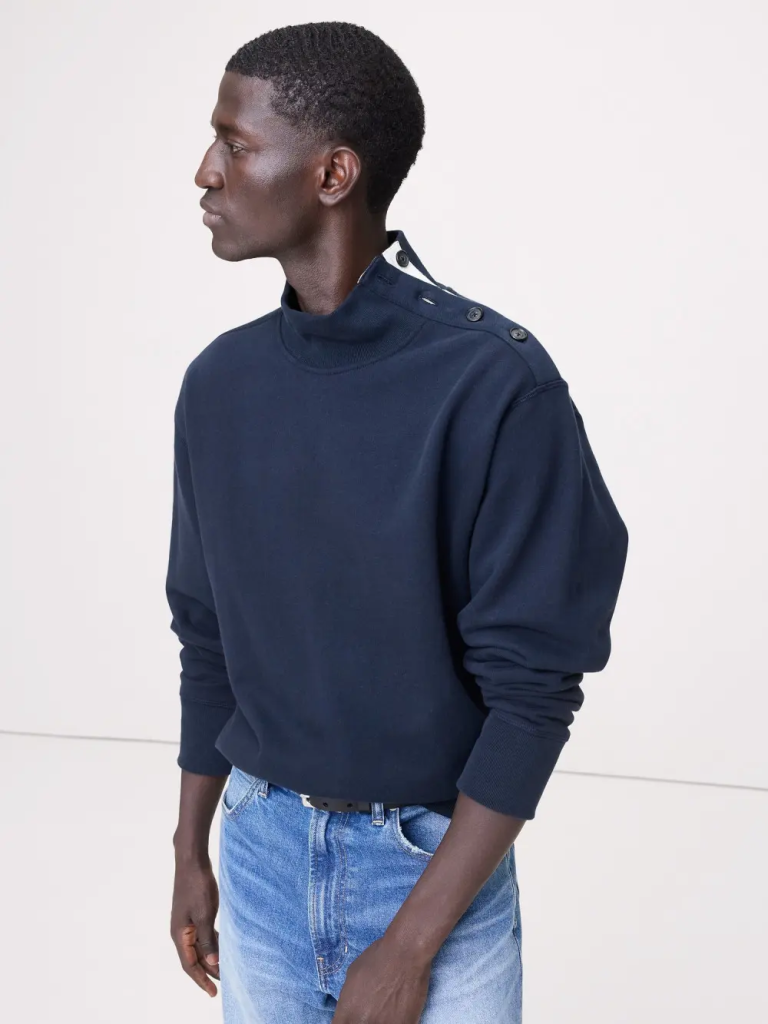 BANANA REPUBLIC Áo Thun Chui Đầu Nam Cotton Button