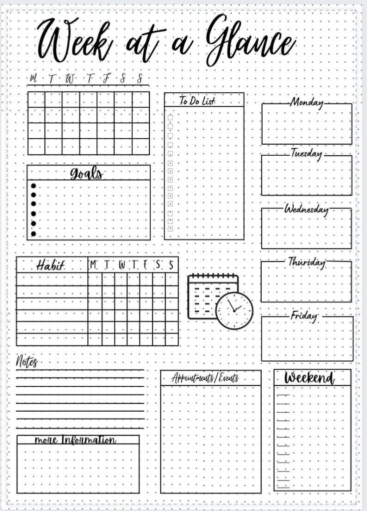 Gợi ý các mẫu trang trí Bullet Journal xinh, cực dễ thực hiện cho năm 2026 thêm năng suất