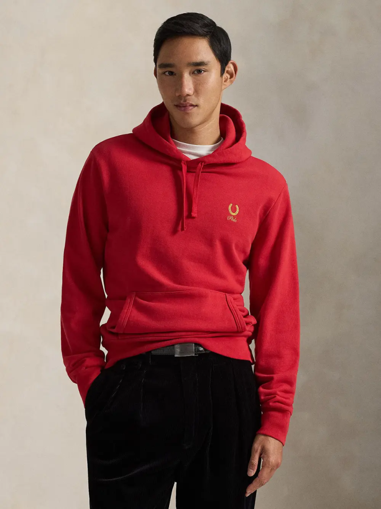POLO RALPH LAUREN Áo Hoodie Nam Tay Dài Lunar New Year Loopback Fleece Hoodie