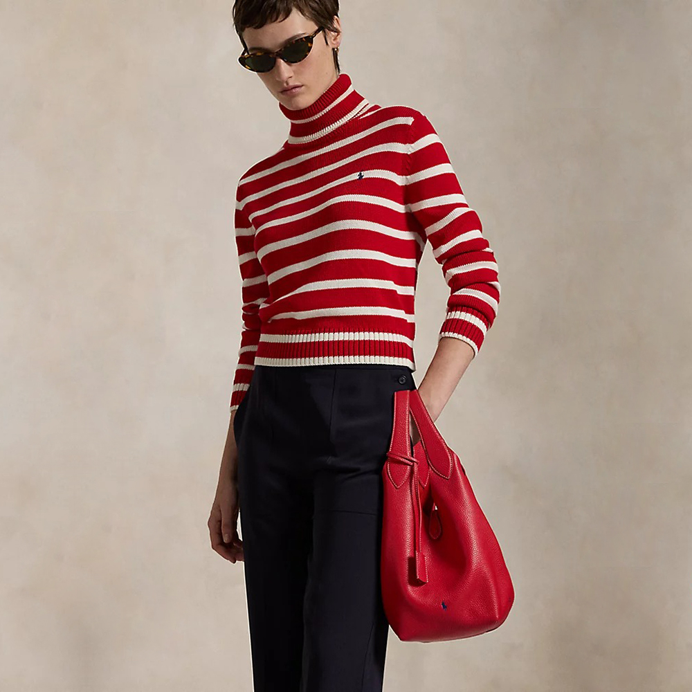 Dấu ấn ngựa Pony trên dòng túi xách da bê Polo Play từ Ralph Lauren