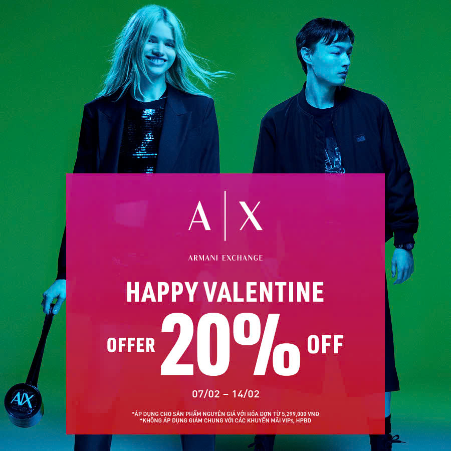 ARMANI EXCHANGE HAPPY VALENTINE